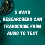 transcribe from audio to text