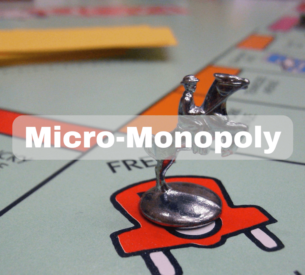 Image of a horse-rider pawn representative of a freelancer, on a Monopoly game board 